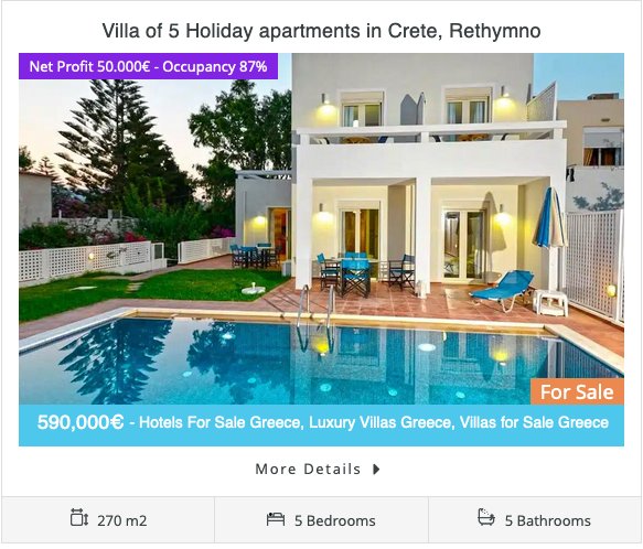 Houses in Crete Greece for sale