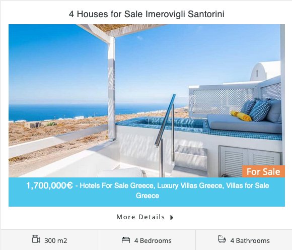 Santorini Property