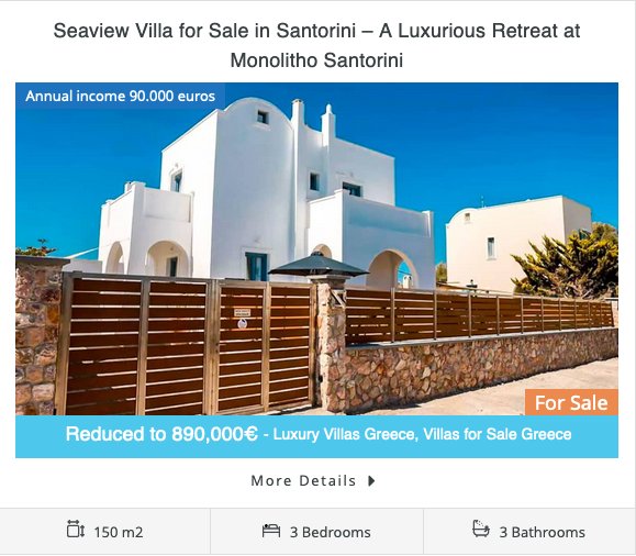 Santorini Property