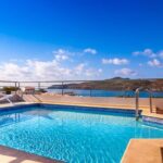 Seafront Villa with Rooftop Pool in Agia Marina, Chania